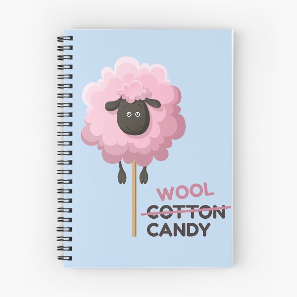 Item preview, Cotton candy sugar with cartoon sheep  designed and sold by creaschon.