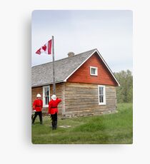 The Flag Raising, Canada Day 2010 Metal Print