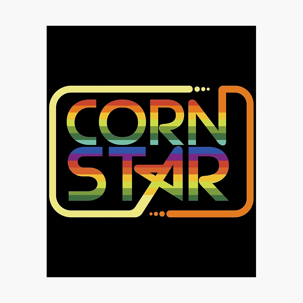 Cornhole product | Corn Star designs | Cornhole graphic Poster