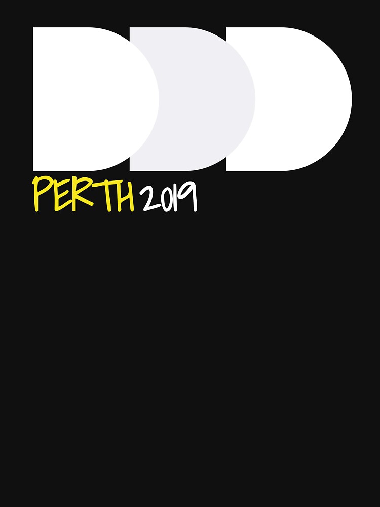 Thumbnail 7 of 7, Classic T-Shirt, DDD Perth 2019 - The white designed and sold by dddperth.