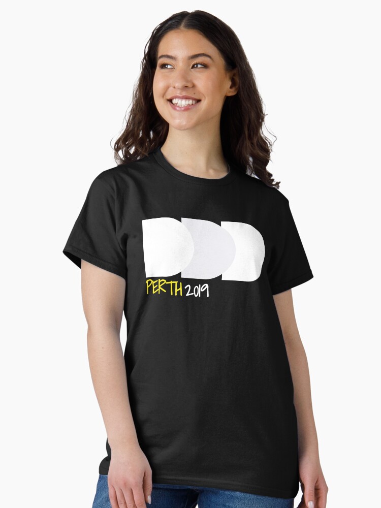 Thumbnail 1 of 7, Classic T-Shirt, DDD Perth 2019 - The white designed and sold by dddperth.