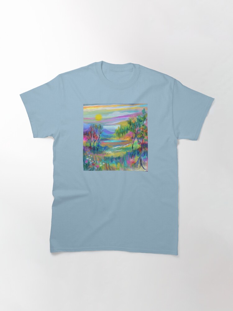 Alternate view of Pastel Landscape #1 Classic T-Shirt