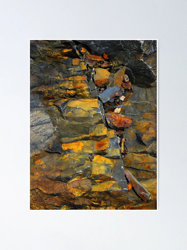 Thumbnail 1 of 3, Poster, Abstract Rocks designed and sold by Alexandra Lavizzari.
