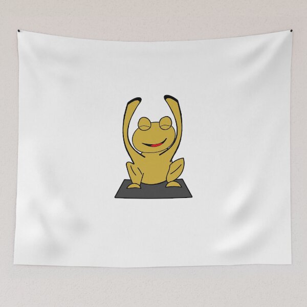 Item preview, golden yoga frog designed and sold by lsvds.