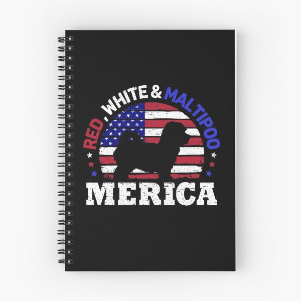 Item preview, Maltipoo 4th of July American Flag  designed and sold by rafaeltto.
