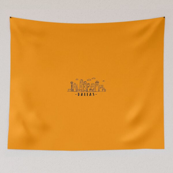Item preview, Dallas Skyline Art - Orange designed and sold by xSpacePiratex.