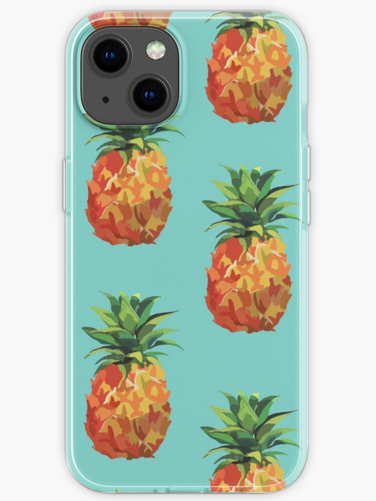 Blue Pineapple Wallpaper Iphone Case For Sale By Alexsaesthetic Redbubble