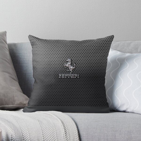 ferrari logo popular Throw Pillow