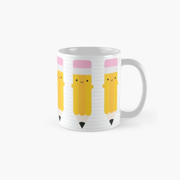 Happy Kawaii Pencils Classic Mug