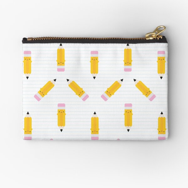 Happy Kawaii Pencils Zipper Pouch