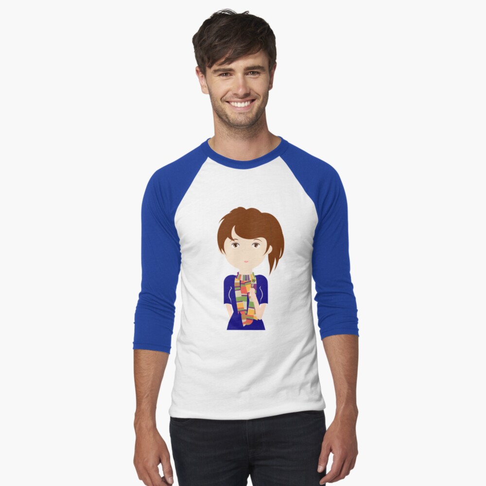 Vista previa del artículo con la obra «Camiseta ¾ estilo béisbol», diseñado y vendido por creotumundo.