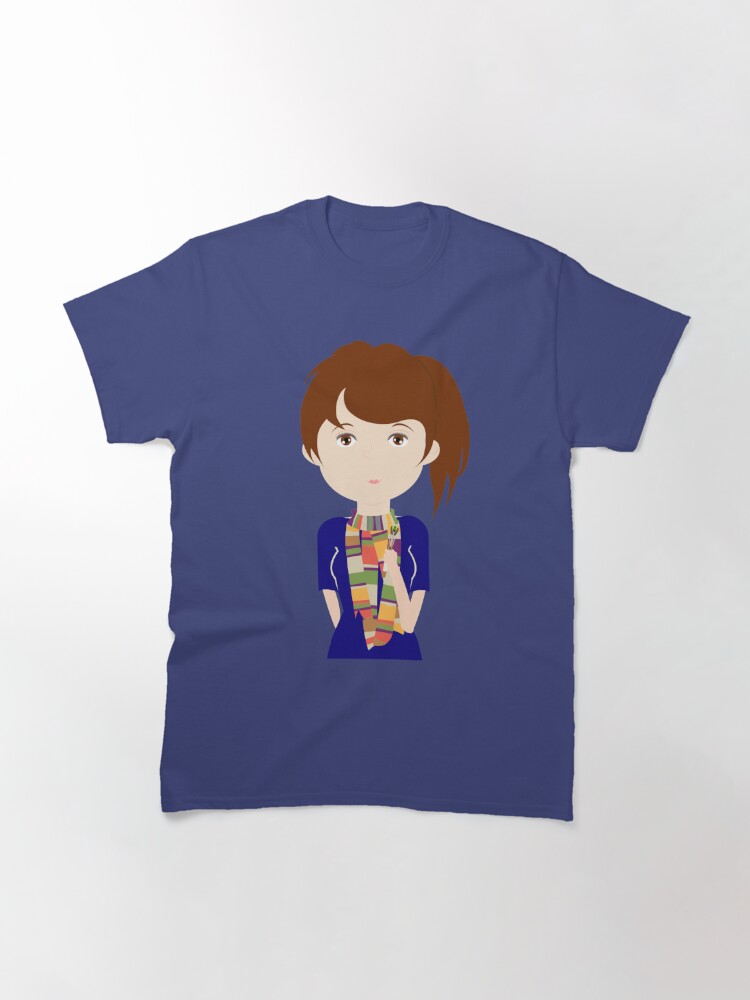 Camiseta clásica con la obra Dr Who fan girl, diseñada y vendida por creotumundo