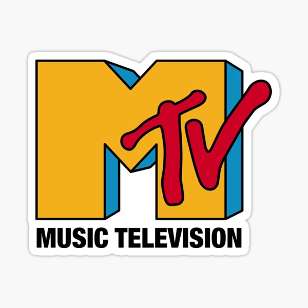 Mtv Logo 90s Stickers | Redbubble