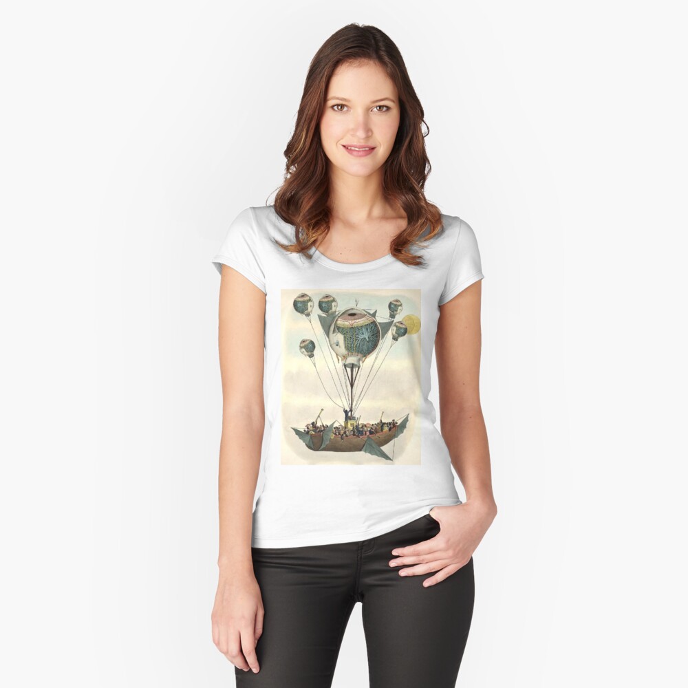 Item preview, Fitted Scoop T-Shirt designed and sold by Welderwings.