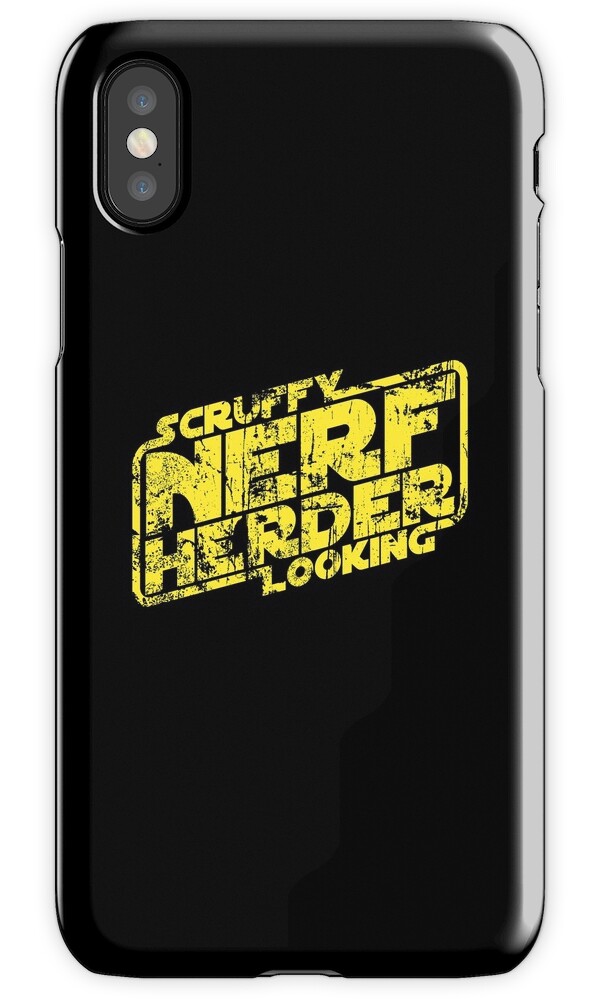 "Scruffy Looking Nerf Herder" iPhone Cases & Skins by synaptyx Redbubble