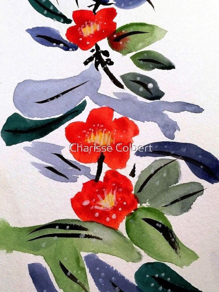 Oriental Flowers by charissecolbert