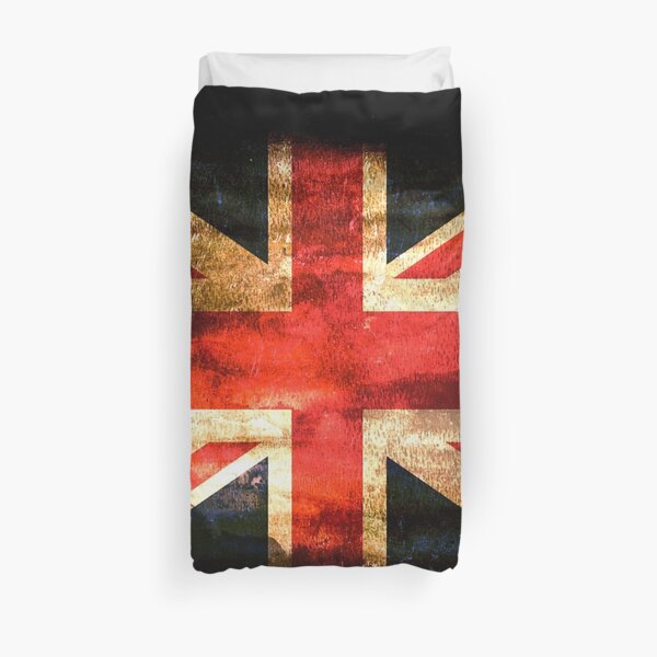 UNION JACK. GRUNGE FLAG. Housse de couette