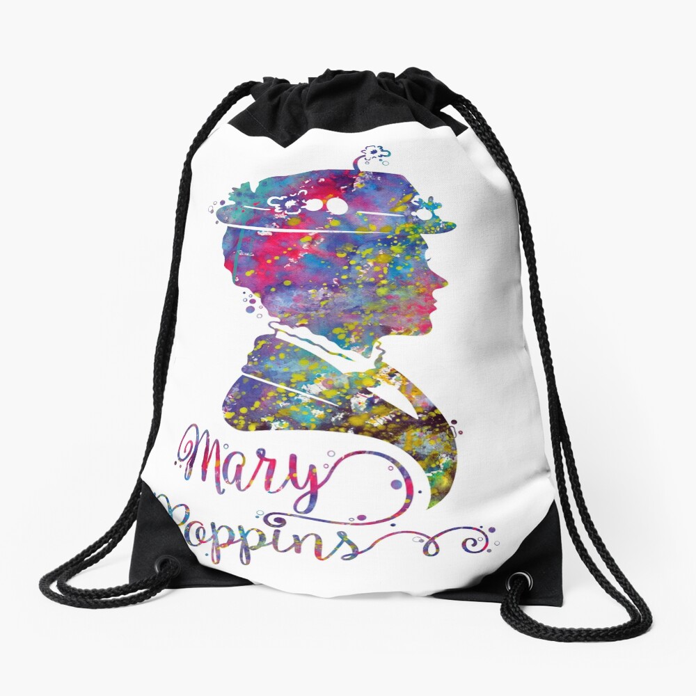 Mary Poppins Drawstring Bag