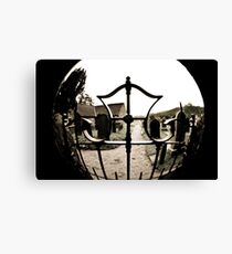 One foot in the grave-yard: Canvas Print