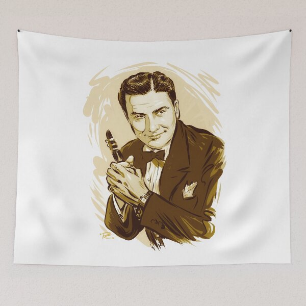 Item preview, Artie Shaw - An illustration by Paul Cemmick designed and sold by TIGERDAVER.