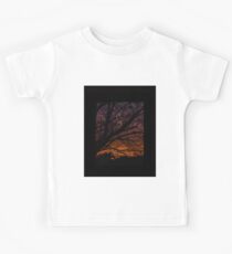 Feuer Sonnenuntergang Kinder T-Shirt