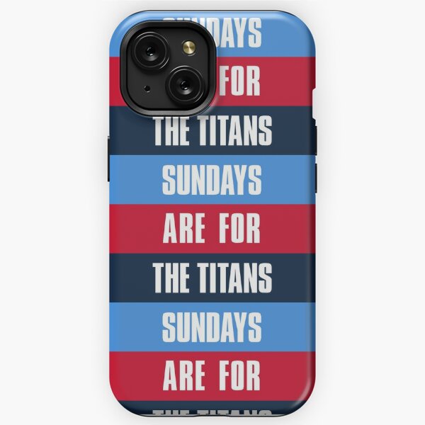 Tennessee Titans Phone Case Team Color Football Pebble Grain Feel