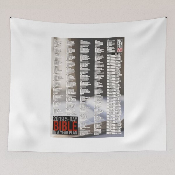 Item preview, 2019 BIBLE IN A YEAR PLAN - Psalm 119:105 designed and sold by Mtfotografy.