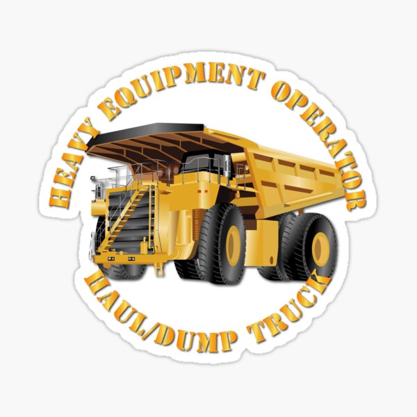 Heavy Equipment Stickers | Redbubble