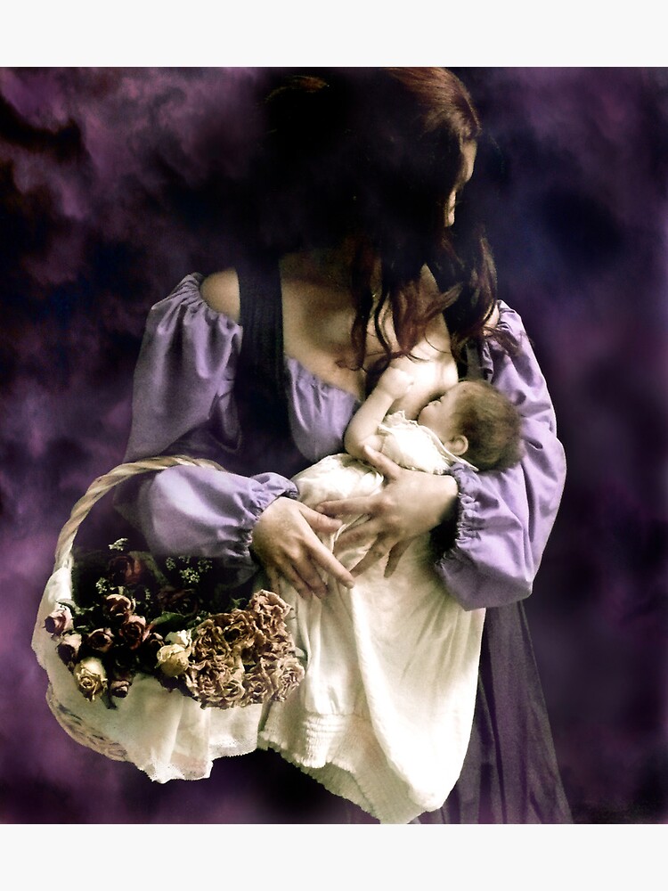 Thumbnail 2 of 2, Greeting Card, Mother's Love designed and sold by KatarinaSilva.