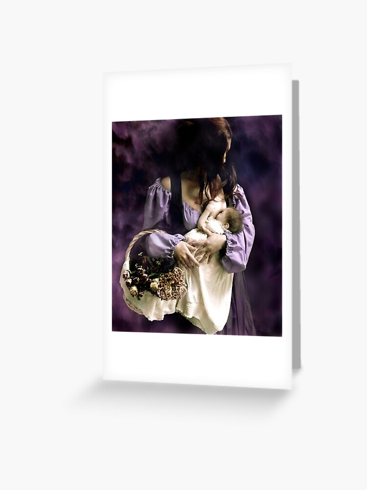 Thumbnail 1 of 2, Greeting Card, Mother's Love designed and sold by KatarinaSilva.
