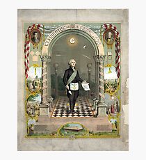 George Washington as a Freemason Photographic Print