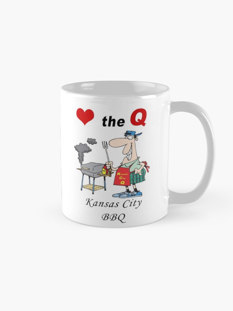 Thumbnail 5 of 6, Coffee Mug, Love The Q - Kansas City BBQ designed and sold by BWBConcepts.