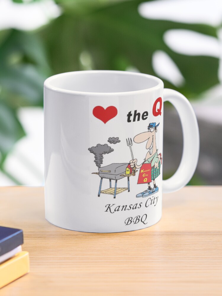 Thumbnail 1 of 6, Coffee Mug, Love The Q - Kansas City BBQ designed and sold by BWBConcepts.