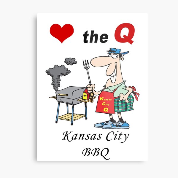 Love The Q - Kansas City BBQ Metal Print