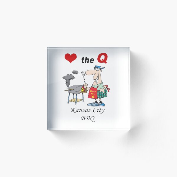 Love The Q - Kansas City BBQ Acrylic Block