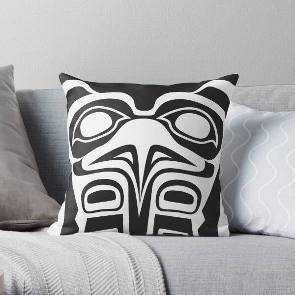 Eagle Copper Throw Pillow