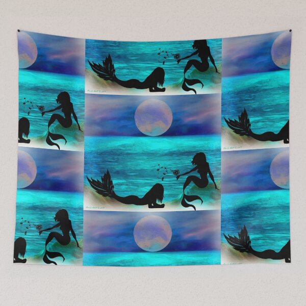 Item preview, Blue Moon Lagoon designed and sold by Wall Art by Doll.