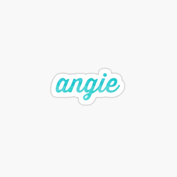 Angie Name Stickers | Redbubble