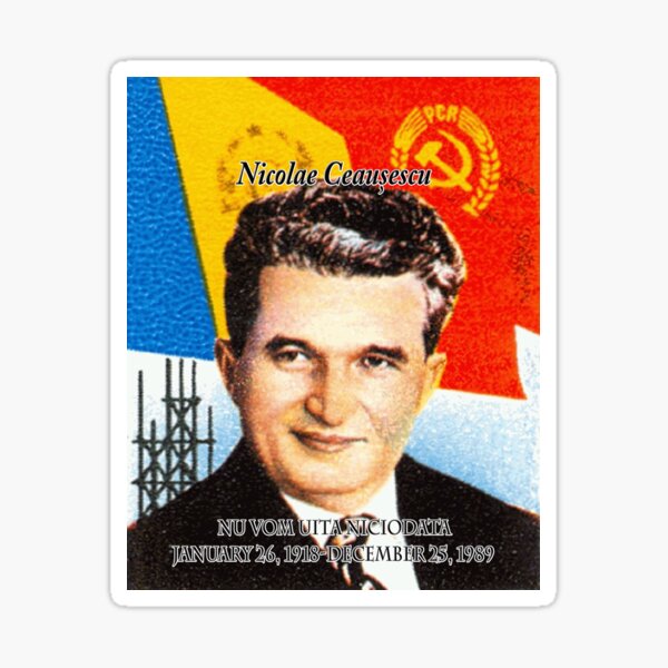 Item preview, Nicolae Ceaușescu Romanian Revolutionary Leader designed and sold by VintageMelodies.