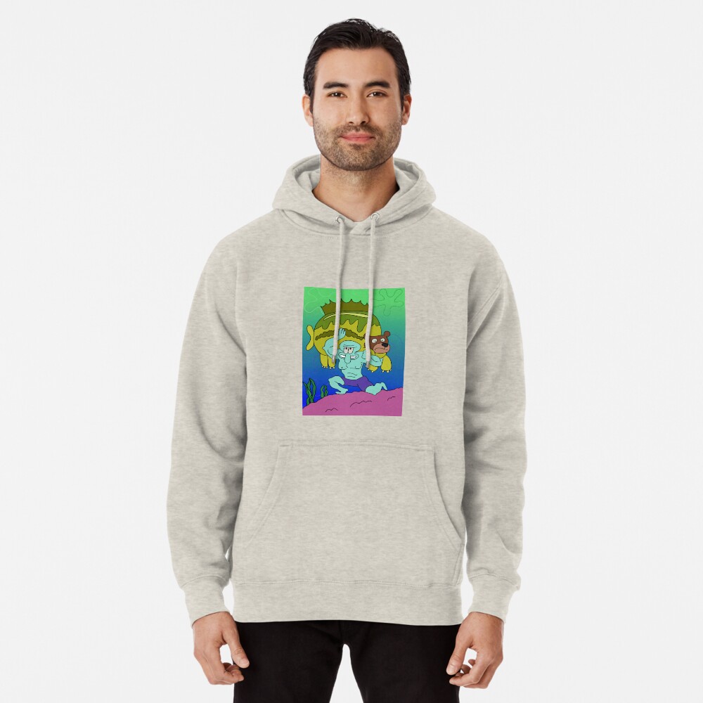 squidward painting sweatshirt