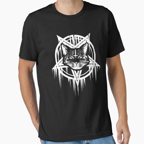 Item preview, Satanic Black Metal Cat CATAN 666 designed and sold by Skady666.