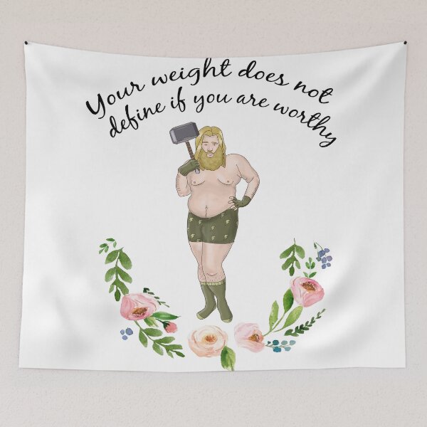 Item preview, Body positive Thor designed and sold by SharkEyesDesign.