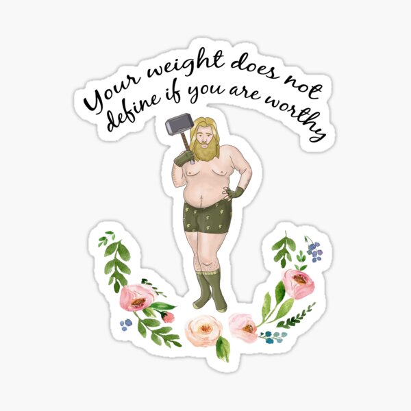 Item preview, Body positive Thor designed and sold by SharkEyesDesign.
