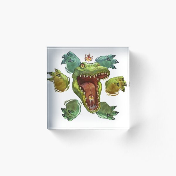 Crocodile Acrylic Block