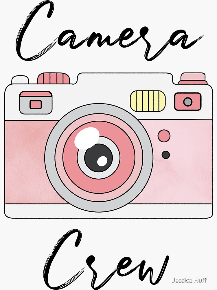 "Camera Crew (Photography)" Sticker by JessieDesign Redbubble