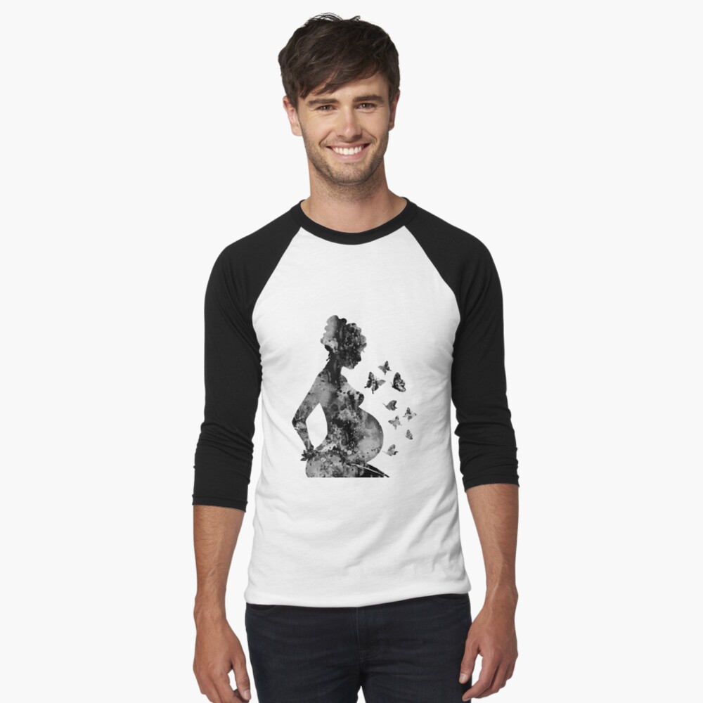 Item preview, Baseball ¾ Sleeve T-Shirt designed and sold by Rosaliartbook.