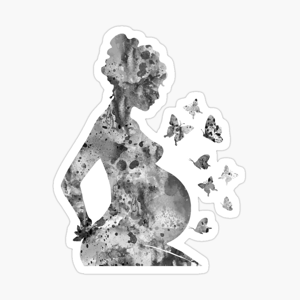 Pregnant Mother Sketch Vector Graphic - Download Free Vector Graphics