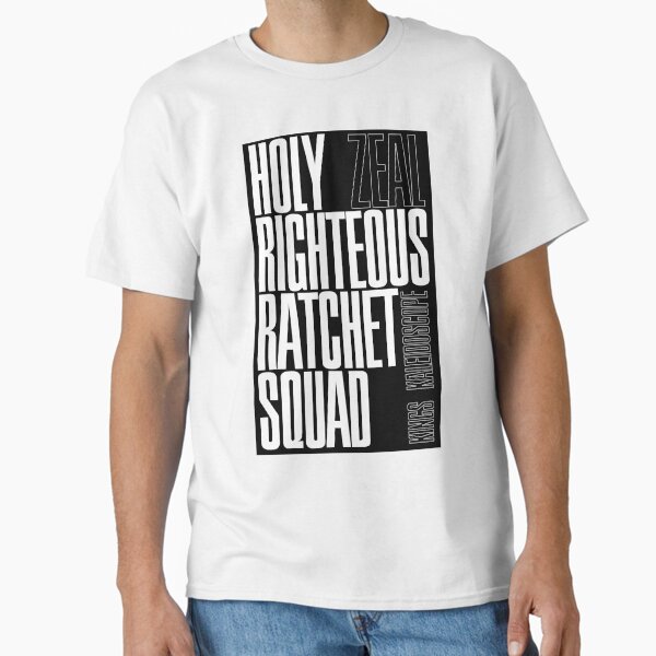 Item preview, HOLY RIGHTEOUS RATCHET SQUAD - Zeal - Kings Kaleidoscope - Sticker designed and sold by Mtfotografy.