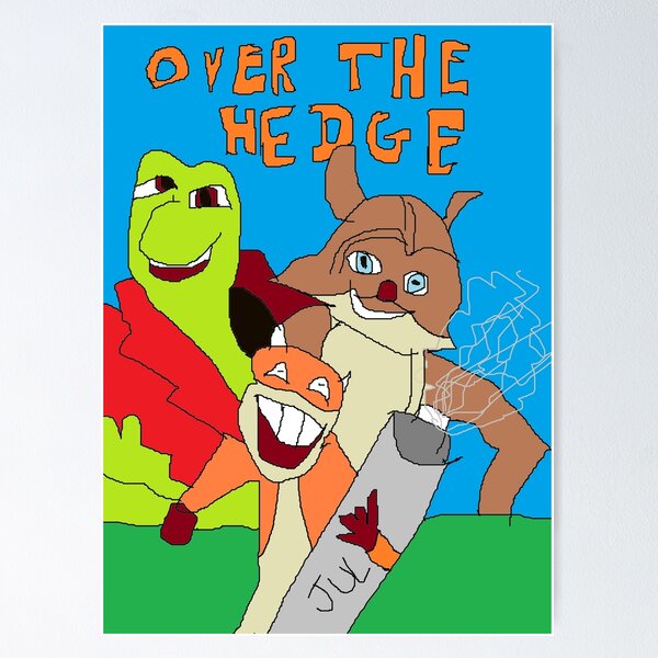 Item preview, Over The Hedge MS paint Artwork designed and sold by Millstrades.