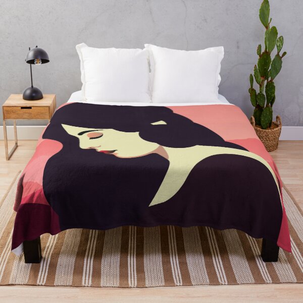 Item preview, Art Deco A Sleeper`s Retro Girl Posing Country Side Sunset Vintage Style designed and sold by 108dragons.